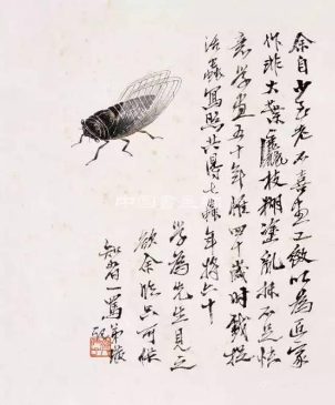 齐白石八十多岁画的蝉