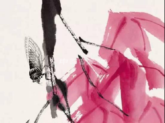 齐白石八十多岁画的蝉