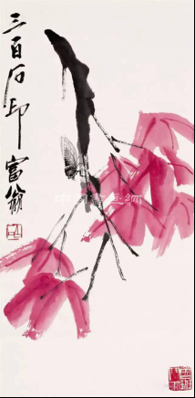 齐白石八十多岁画的蝉