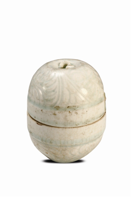 宋青白釉粉盒集中代表南方青白瓷系最高水平