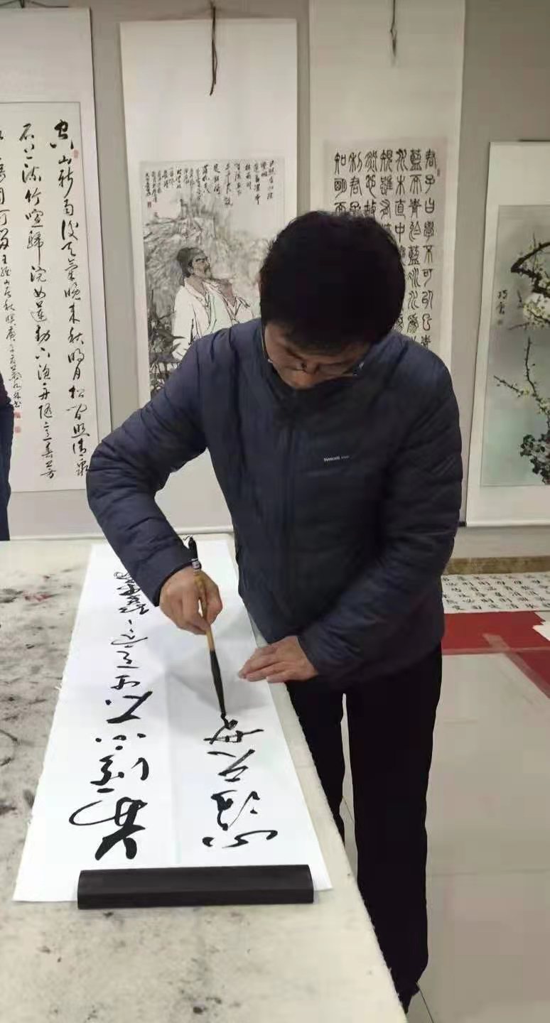 当代翰墨名家黄渌明献礼建党100周年