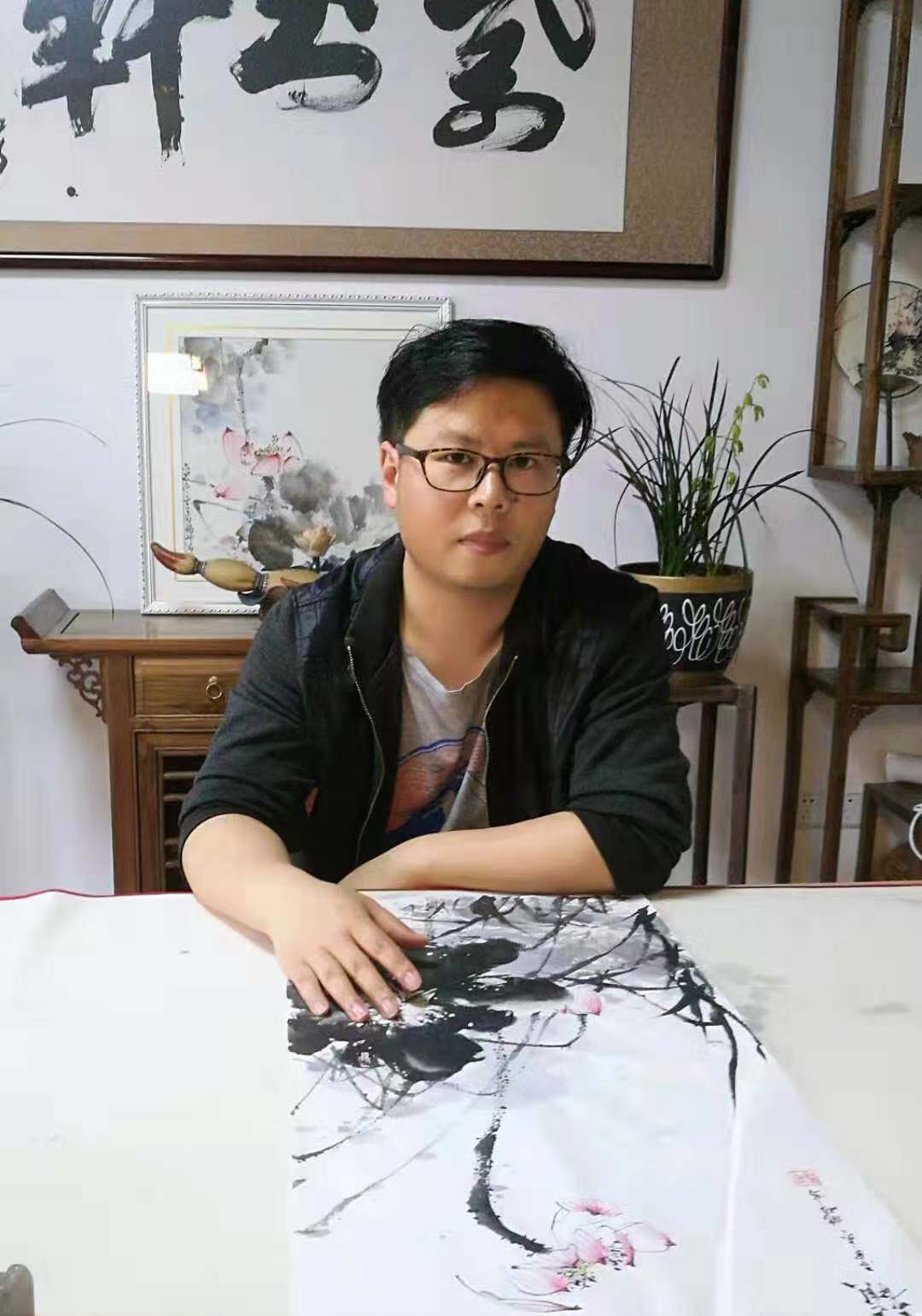 当代翰墨名家史鹤峰献礼建党100周年